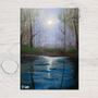 Moonlight Swamp A5 Greetings Card, can be personalised - Rainbowprint.uk