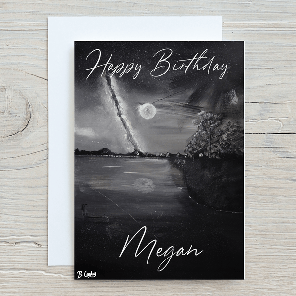 "Moonlight Walk" A4 Wall Art Print - Rainbowprint.uk