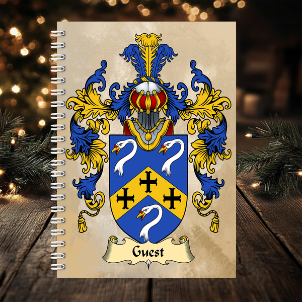 Family Crest Gift A5 Notebook: spiral bound heraldry gift
