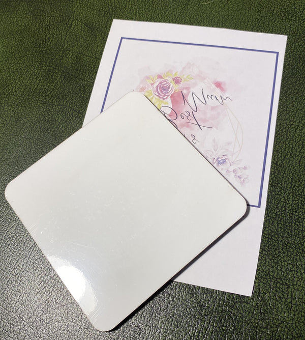 Akita Dog Coaster: can be personalised with any wording - Rainbowprint.uk