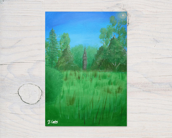 Albert Park" Abingdon A5 Greetings Card, can be personalised - Rainbowprint.uk