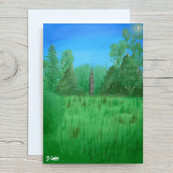 "Albert Park" AbingdonA5 Greetings Card, can be personalised - Rainbowprint.uk
