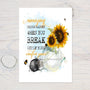 Amazing Things Sunflower Motivational A4 Wall Art Print - ideal Bedroom, Study, Office, Workplace Wall Print, Motivate, Ideal Gift Print - Rainbowprint.uk