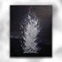 "Beach Fire" A5 Glossy Greetings Card, can be personalised - Rainbowprint.uk