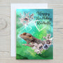 Bearded Dragon Birthday Card, Beardie, Personalised Glossy A5 Card, Happy Birthday, Thank You Card, Blank Inside - Rainbowprint.uk