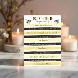 Bee Kind To Yourself A4 Wall Art Print: Motivational Decor Gift - Rainbowprint.uk