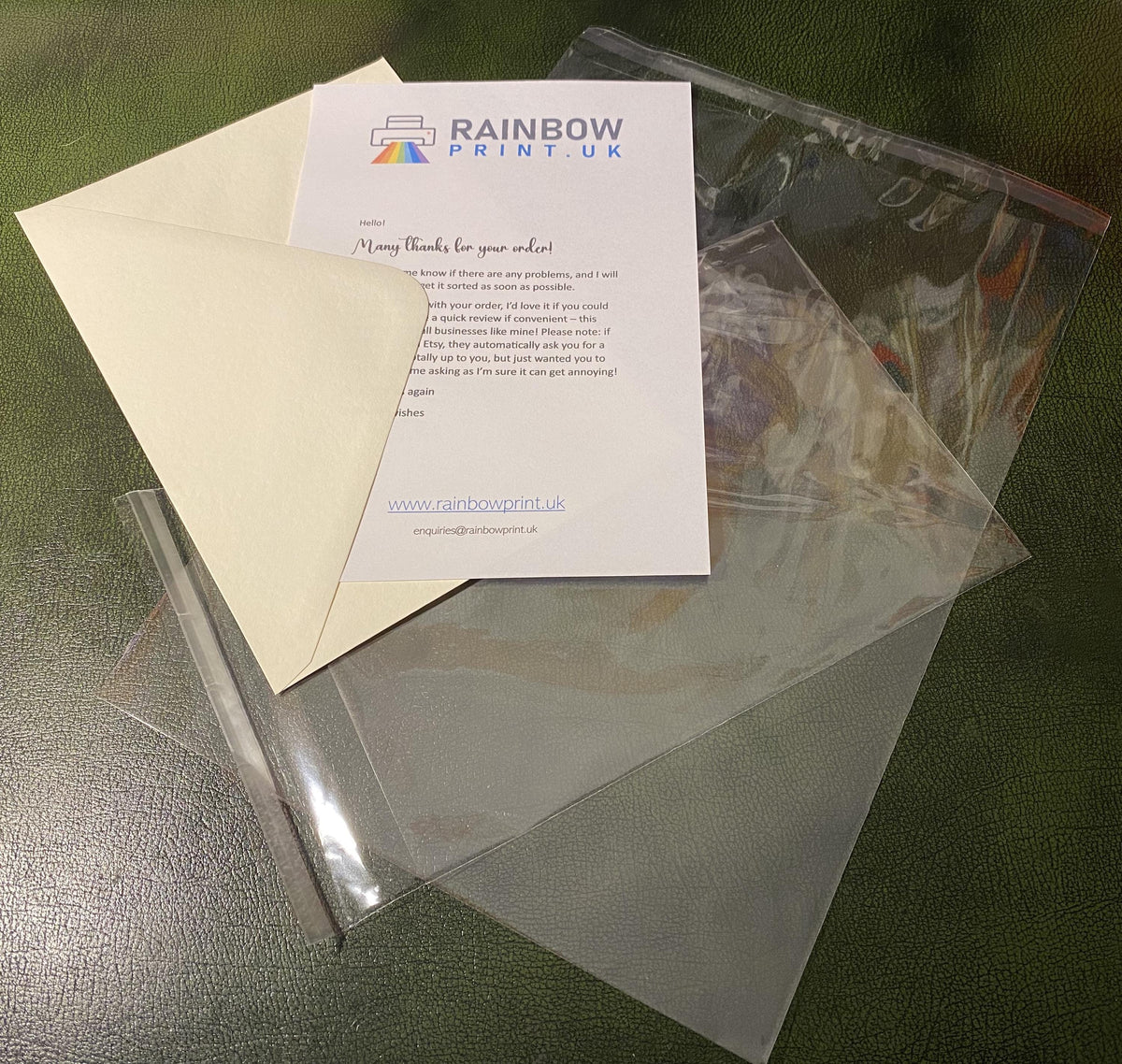 Blue Bear Greetings Card: Personalised, A5 Glossy Print with Envelope - Rainbowprint.uk