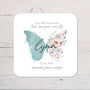 Butterfly Spread Your Wings Coaster personalised with any wording - Rainbowprint.uk