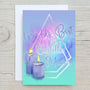 Candle Maker A5 Glossy Personalised Card, with any name printed on the front, World's Best Candle Maker, birthdays, thank you, motivation - Rainbowprint.uk