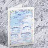 Celebrate 90th Birthday with a Personalised 'Day You Were Born' Greetings Card - 1935 Edition - Rainbowprint.uk