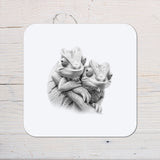 Chameleon Reptile Coaster: personalised with any Wording - Rainbowprint.uk