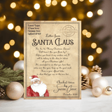 Christmas Letter from Santa Claus/Father Christmas + Good List Certificate Personalised Christmas Gift for Children - Help Them Believe! - Rainbowprint.uk