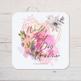 Dog Groomer Coaster Gift: can be personalised - Rainbowprint.uk