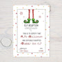 Elf Adoption Certificate from Santa Claus, Father Christmas - Personalised 2024 with any name and Elf name - Rainbowprint.uk