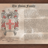 Framed Family Crest & Surname History Print: Personalised Heraldry Wall Art Gift - Rainbowprint.uk