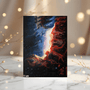 Galaxy A5 Greetings Card, can be personalised - Rainbowprint.uk