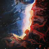Galaxy Original Art Painted Canvas 30x20cm - stunning wall decor - Rainbowprint.uk