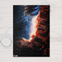 "Galaxy" Original Painted Canvas - Rainbowprint.uk