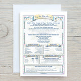 Golden Wedding Anniversary Card: 