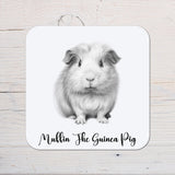 Guinea Pig Coaster Gift: personalised with any wording