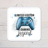 Gaming Legend Limited Edition Coaster personalised with any wording - Gamers, Gaming