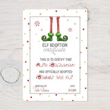 Personalized Elf Adoption Certificate - North Pole Keepsake (2026)