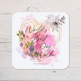 Best Dog Walker Coaster Gift: can be personalised