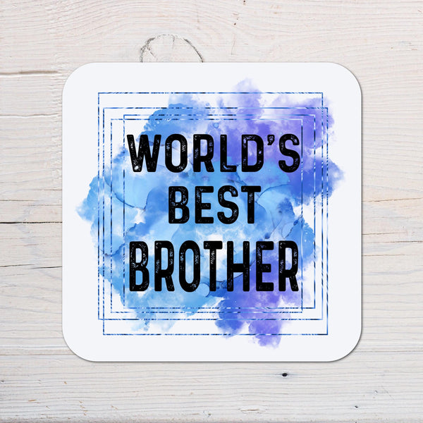 Coaster Gift For Your Brother: can be personalised