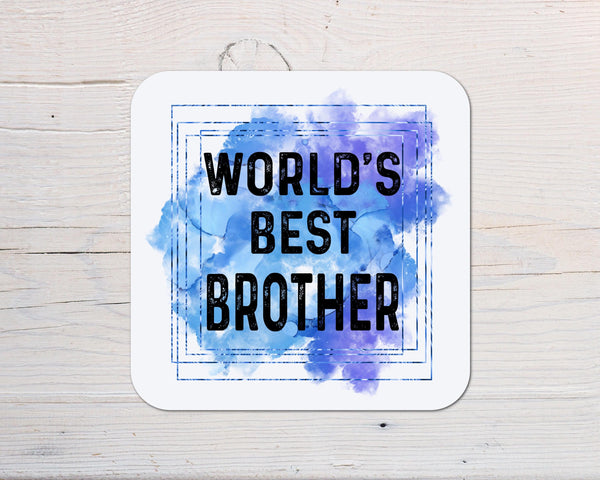 Coaster Gift For Your Brother: can be personalised