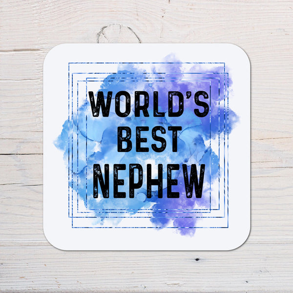 Coaster for Nephew Gift: can be personalised