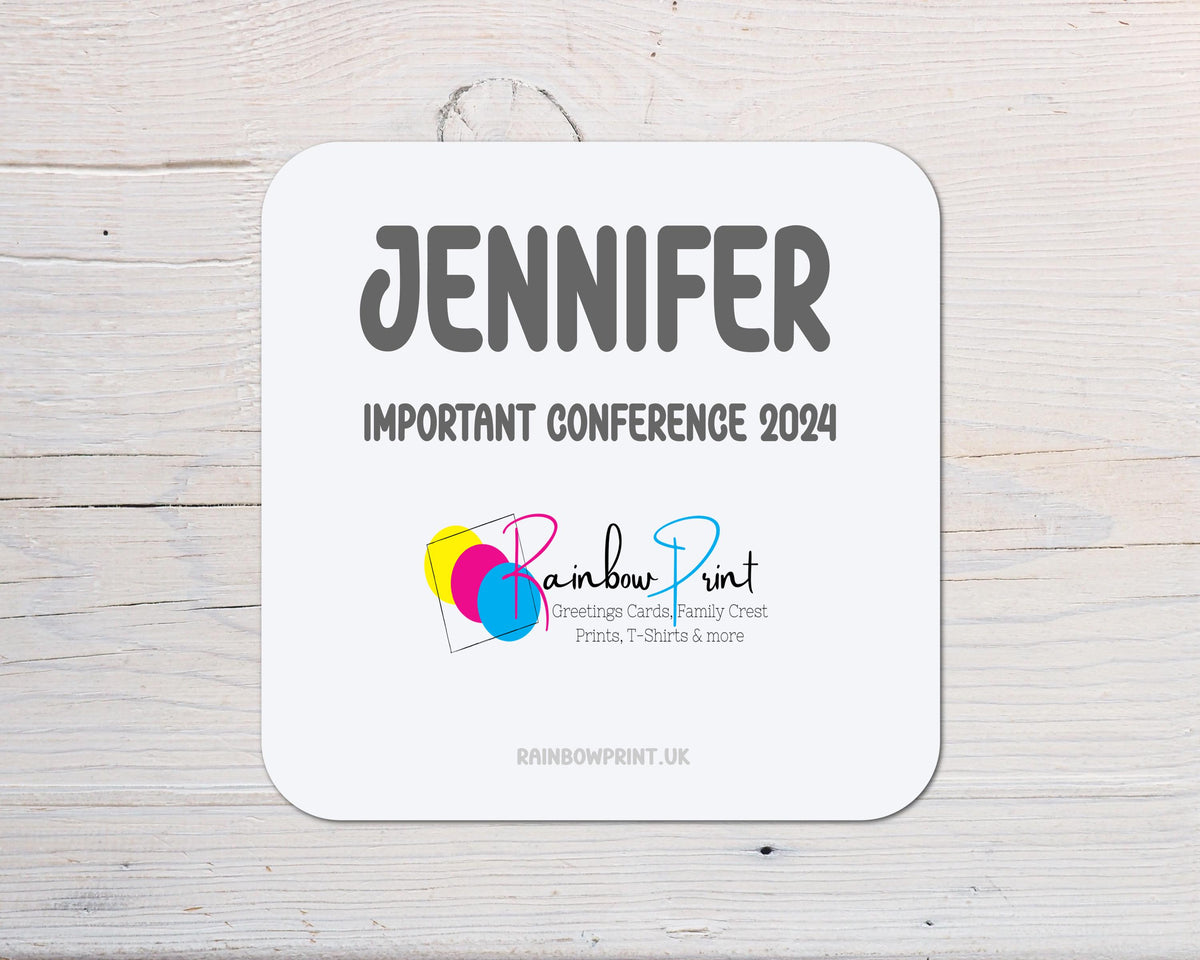 Your Photo on a Coaster Gift: any photo, wording, logo