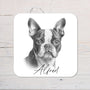 Boston Terrier Dog Coaster personalised with any wording