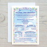 Make Their 30th Birthday Unforgettable with Personalised News & Facts Greetings Card