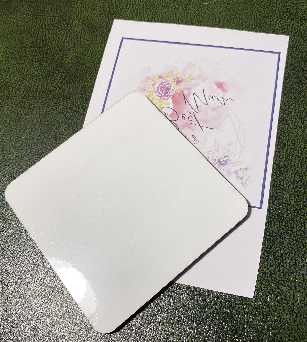 Akita Dog Coaster: can be personalised with any wording