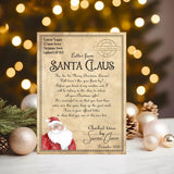 Personalised Letter from Santa, North Pole Wax Seal, Christmas Magic