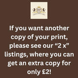 Personalised Family Crest Print: Surname History, Heraldry Art, unframed, Ideal Christmas Gift