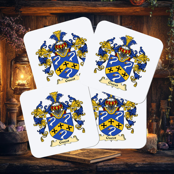 Family Crest Wall Print for Couples: Combined Heraldry (Unframed) 2 Copies
