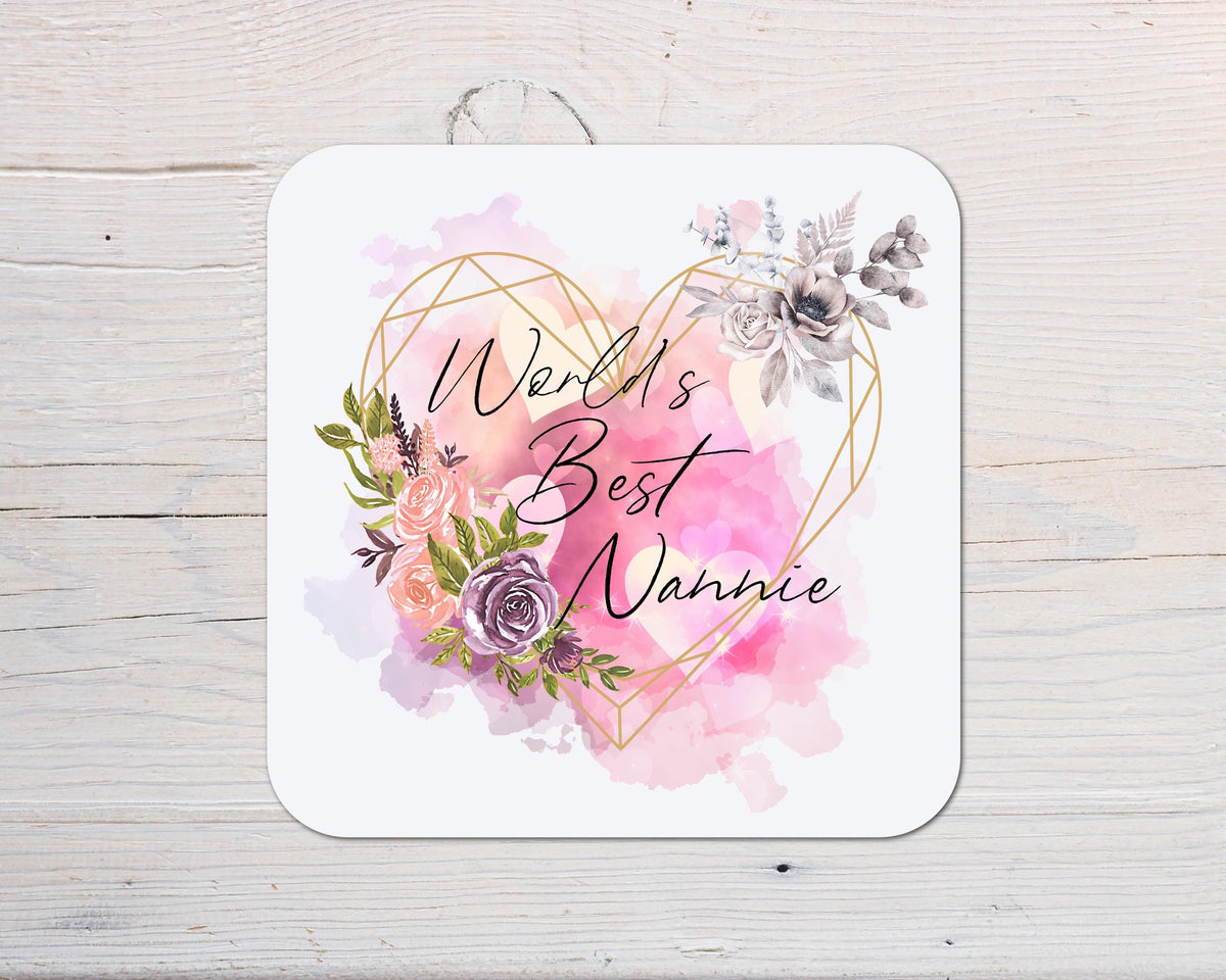 Gran Coaster Gift: can be personalised