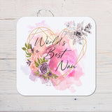 Gran Coaster Gift: can be personalised