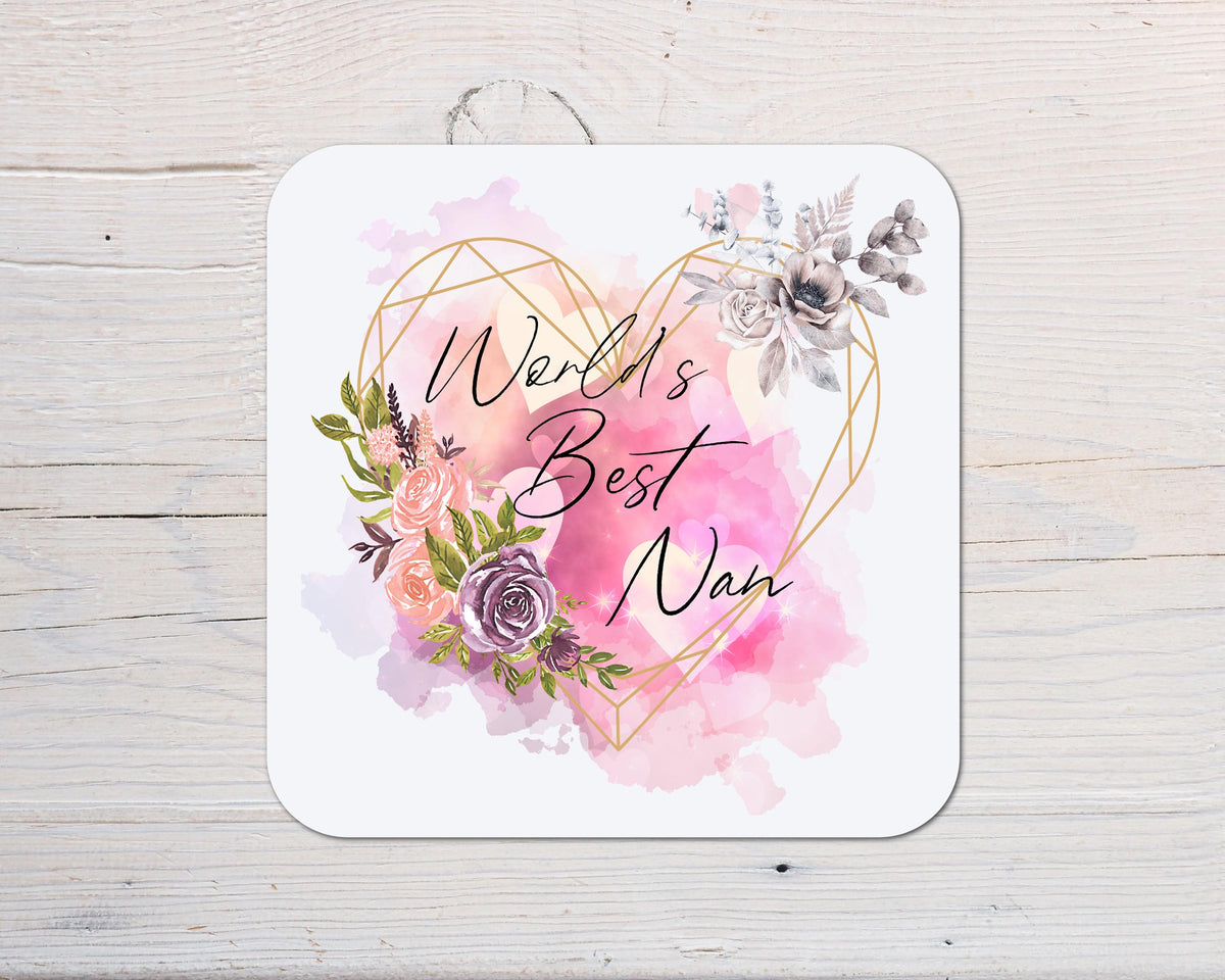 Gran Coaster Gift: can be personalised