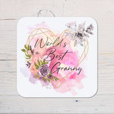 Gran Coaster Gift: can be personalised