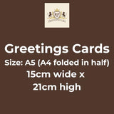Family Crest, Coat of Arms Greetings Card: Heraldry Art for any occasion