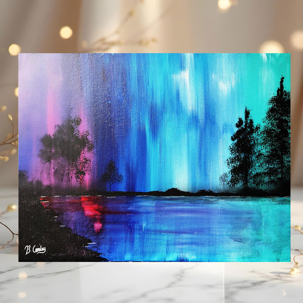 Aurora Dreams A4 Wall Art Deco Print