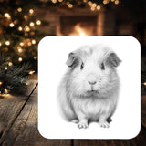 Guinea Pig Coaster Gift: personalised with any wording