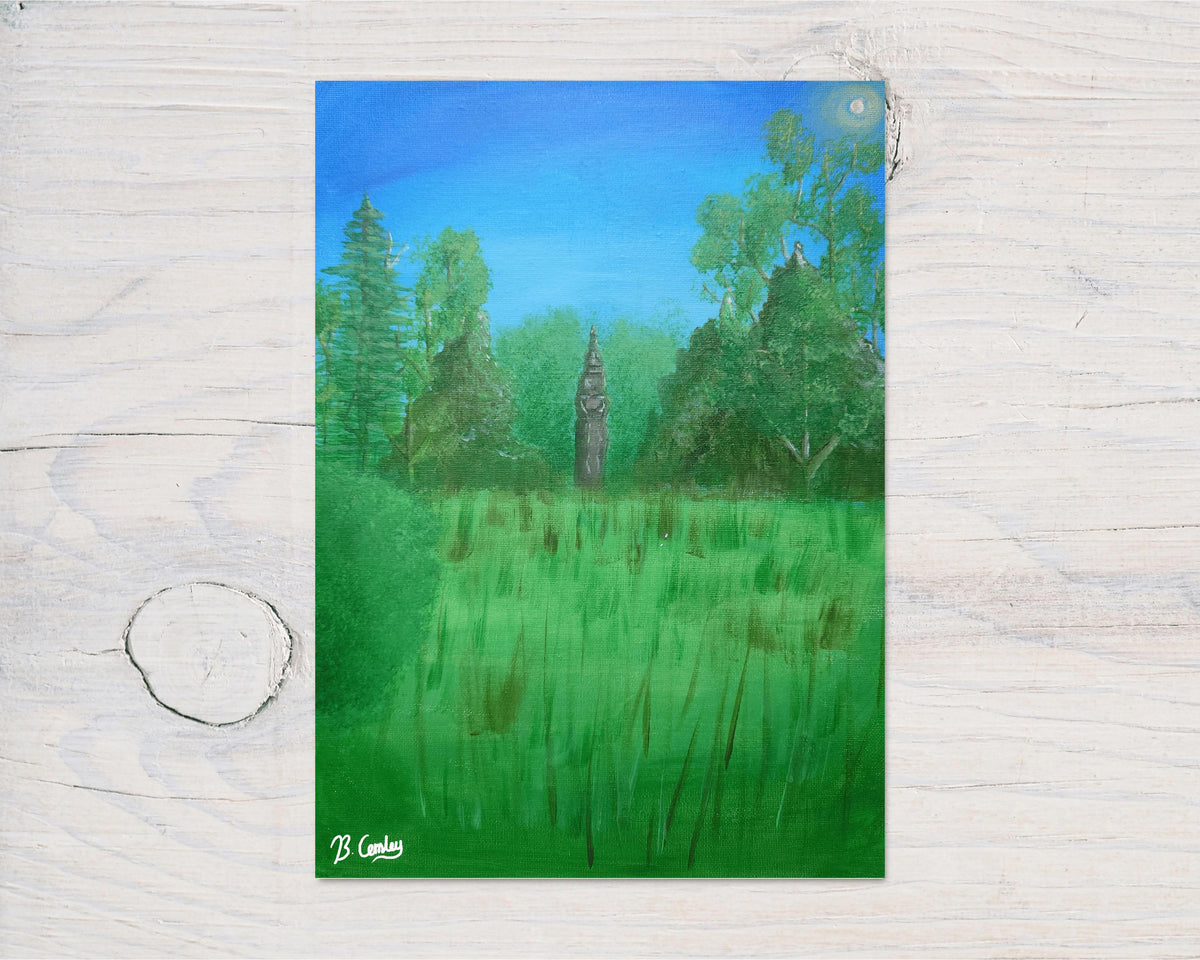 Albert Park" Abingdon A5 Greetings Card, can be personalised - Rainbowprint.uk