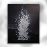 Beach Fire" A4 Glossy Wall Art Print - Rainbowprint.uk