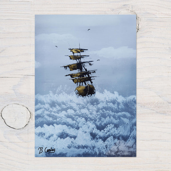 Ocean Treasures" A5 Greetings Card, can be personalised - Rainbowprint.uk