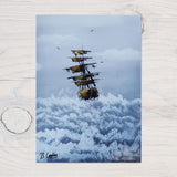 Ocean Treasures" A4 Print on 260gsm Glossy Art Card, ideal Wall Decor - Rainbowprint.uk