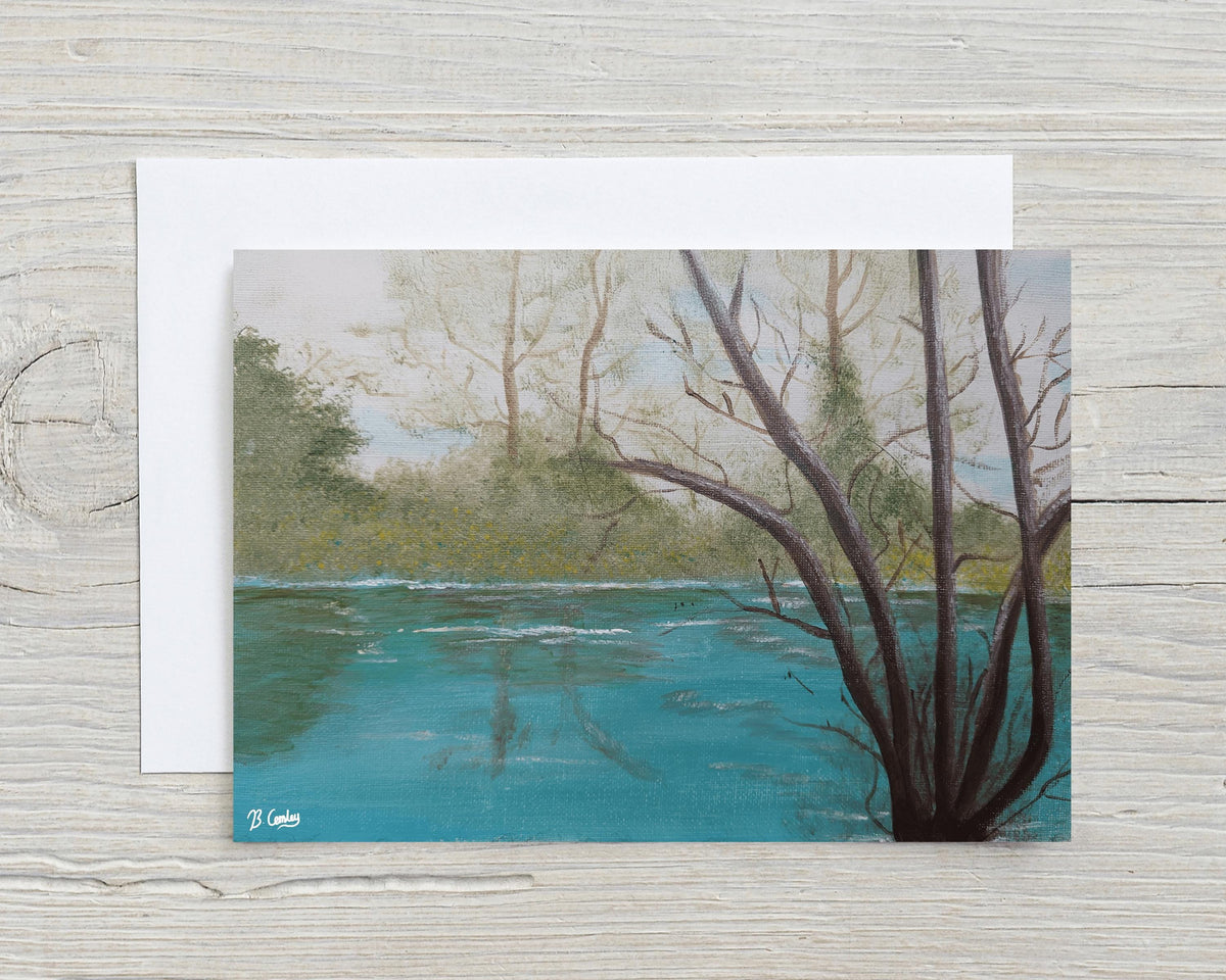 River Roots" A5 Greetings Card, can be personalised - Rainbowprint.uk