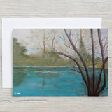 River Roots Original 30x20cm Painted Canvas - Rainbowprint.uk